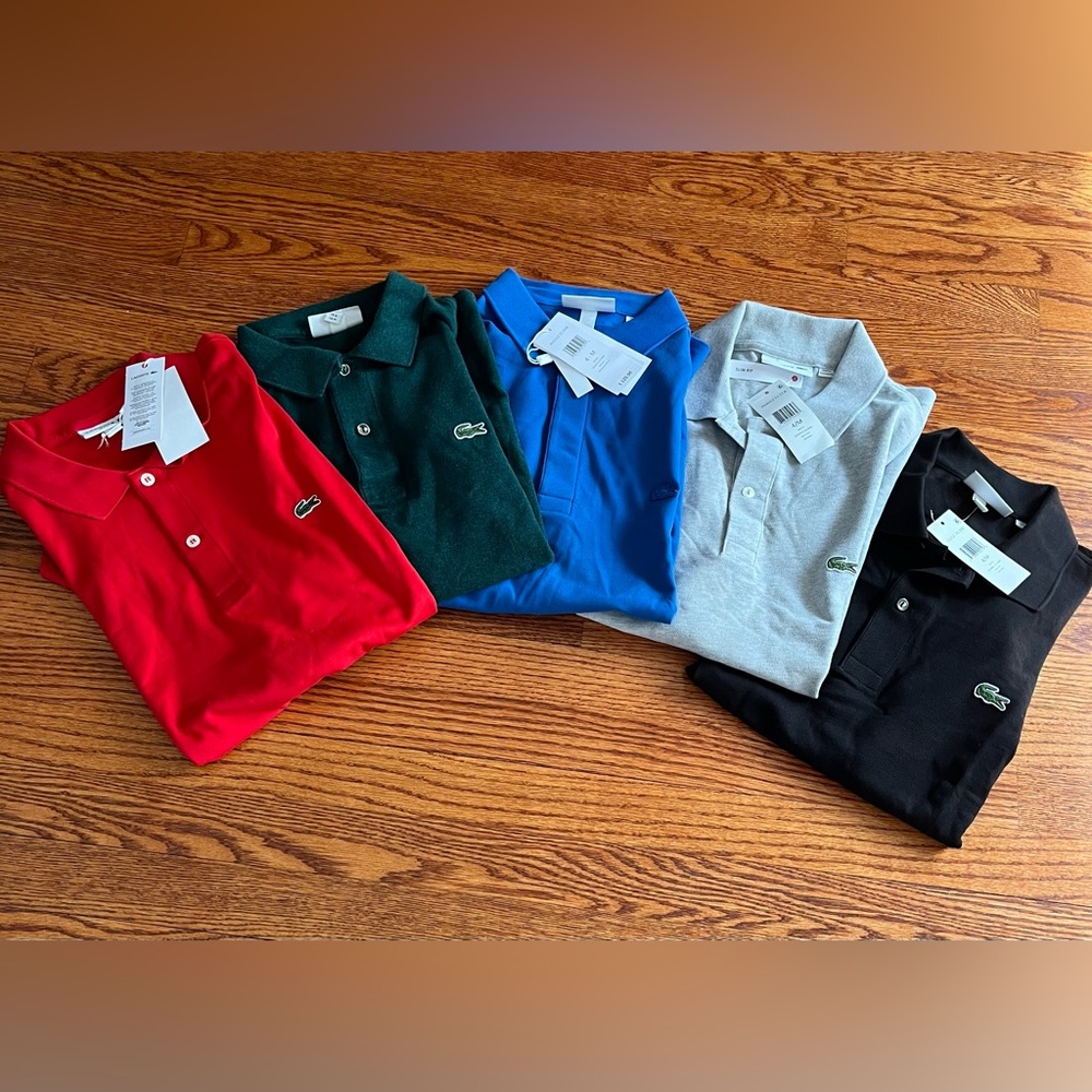 Lactose Polo Bundle(Classic,Slim & Regular Styles/NWT,Used,Damaged)